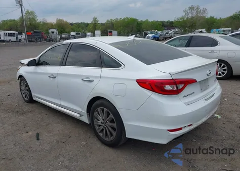 2017 Hyundai Sonata Sport z USA, uszkodzony, nr VIN 5NPE34AF3HH462087